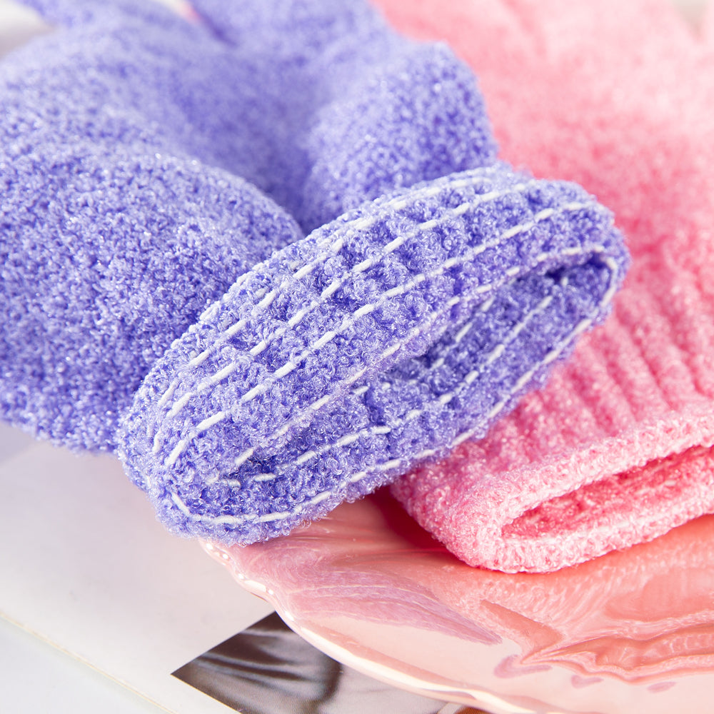 Exfoliating Dual Texture Bath Gloves | Elitegate